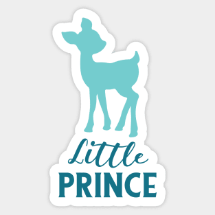 Little Prince, Deer Silhouette, Baby Deer, Fawn Sticker